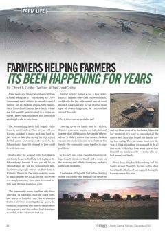 Farmers Helping Farmers - Its Been Happening For Years