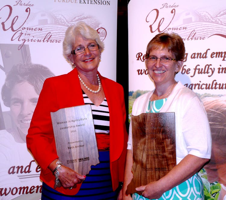Two receive top honors of Purdue Extension's Women in Ag