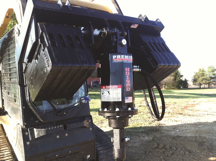 Premier’s Weighted Down Pressure Mounting Bracket can double your drilling productivity!