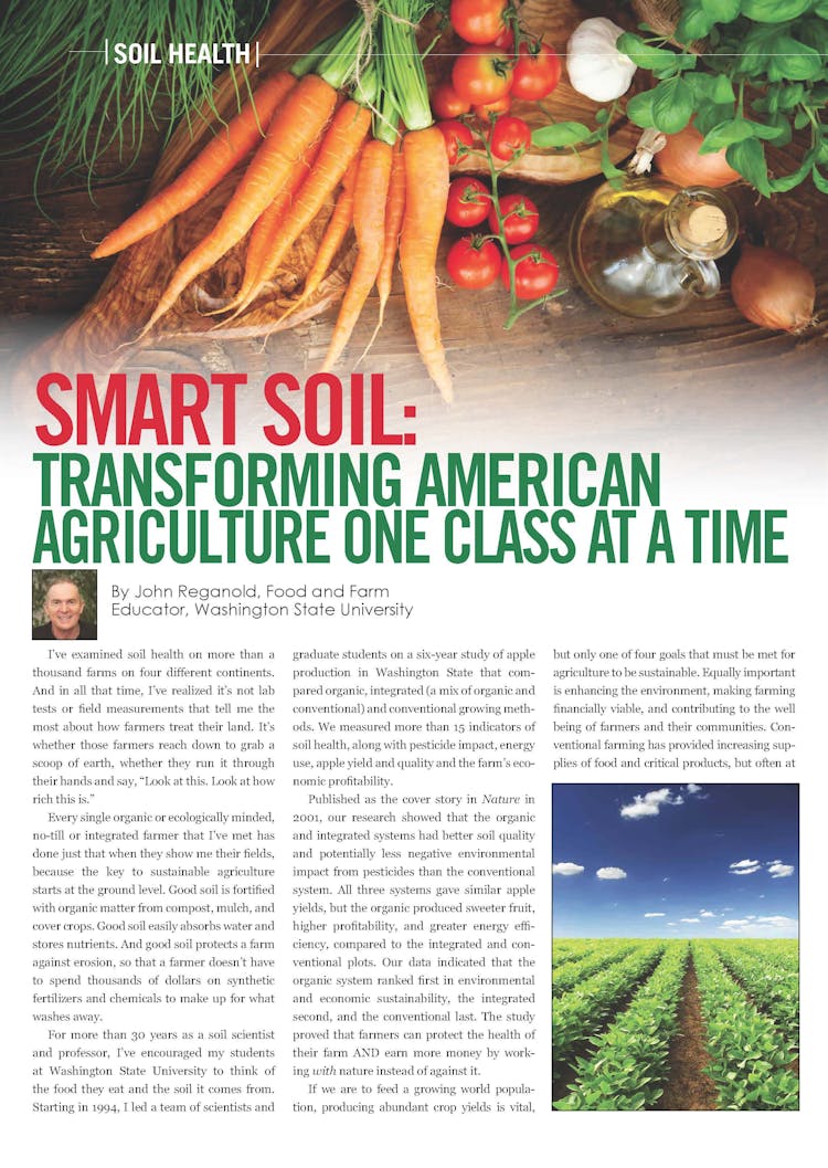 Smart Soil: Transforming American Agriculture One Class at a Time