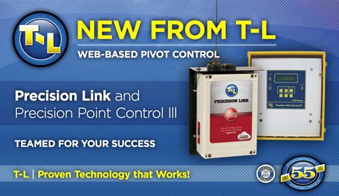 T-L Irrigation, Agsense, LLC Join Forces With New Web-Based Pivot Control