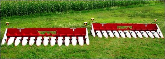 Calmer Corn Heads’ 12-inch Row Corn Head at Boone Farm Progress Show