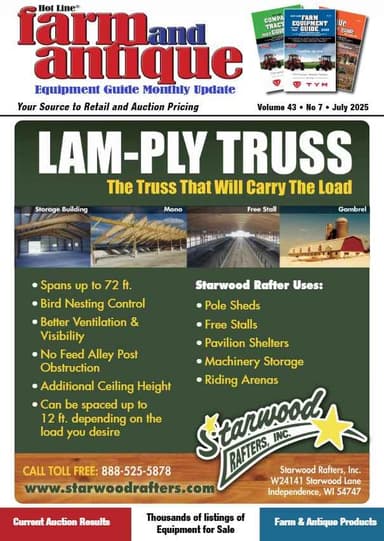 Farm and Antique Guide Monthly Update July 2025