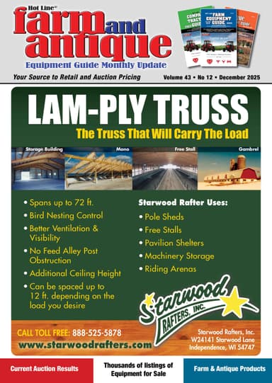 Farm and Antique Guide Monthly Update December 2025