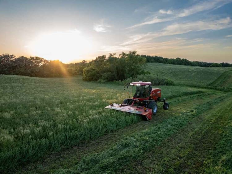 Case IH Adds Precision Technology to Windrowers, Combines
