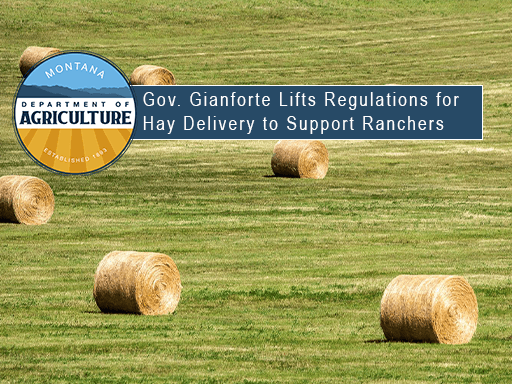 Montana Temporarily Suspends Hay Transport Rules