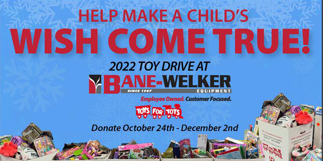 Bane-Welker Collects 5,556 Toys in 2022 Tots Drive