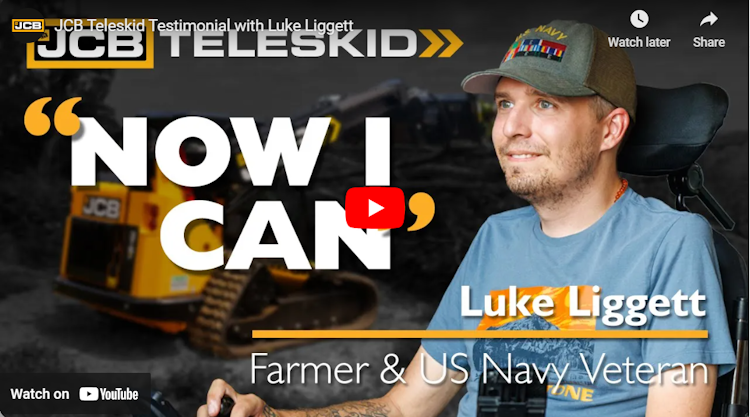 Veteran Farm Hero Overcomes ALS Challenges with JCB Teleskid: A Story of Resilience, Freedom, and Farming