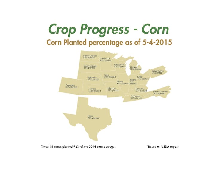 Crop Progress Report - as of 5-4-2015