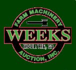 Weeks Farm Machinery Auction