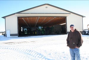 Busy Minnesota farmstead has five Schweiss bifold doors